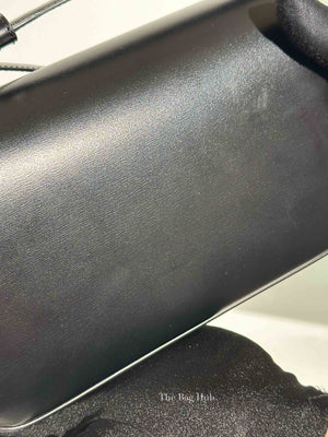Celine Black Shiny Calfskin Classic Claude Triomphe Shoulder Bag
