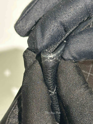 Chanel Black Caviar Quilted Classic Flap Card Holder