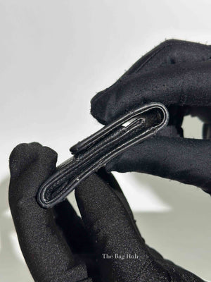 Chanel Black Caviar Quilted Classic Flap Card Holder