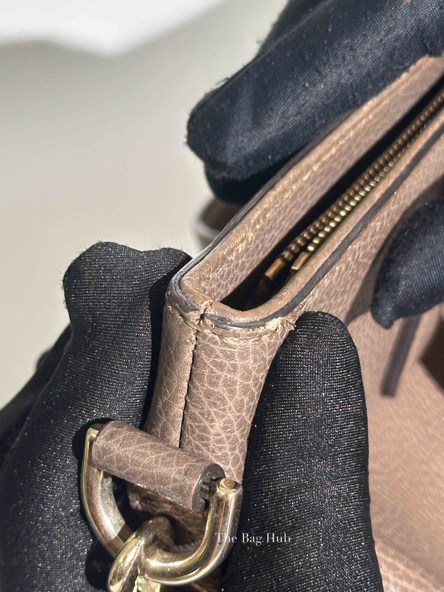 Gucci Brown Leather Bamboo Fringe Medium Tote Bag