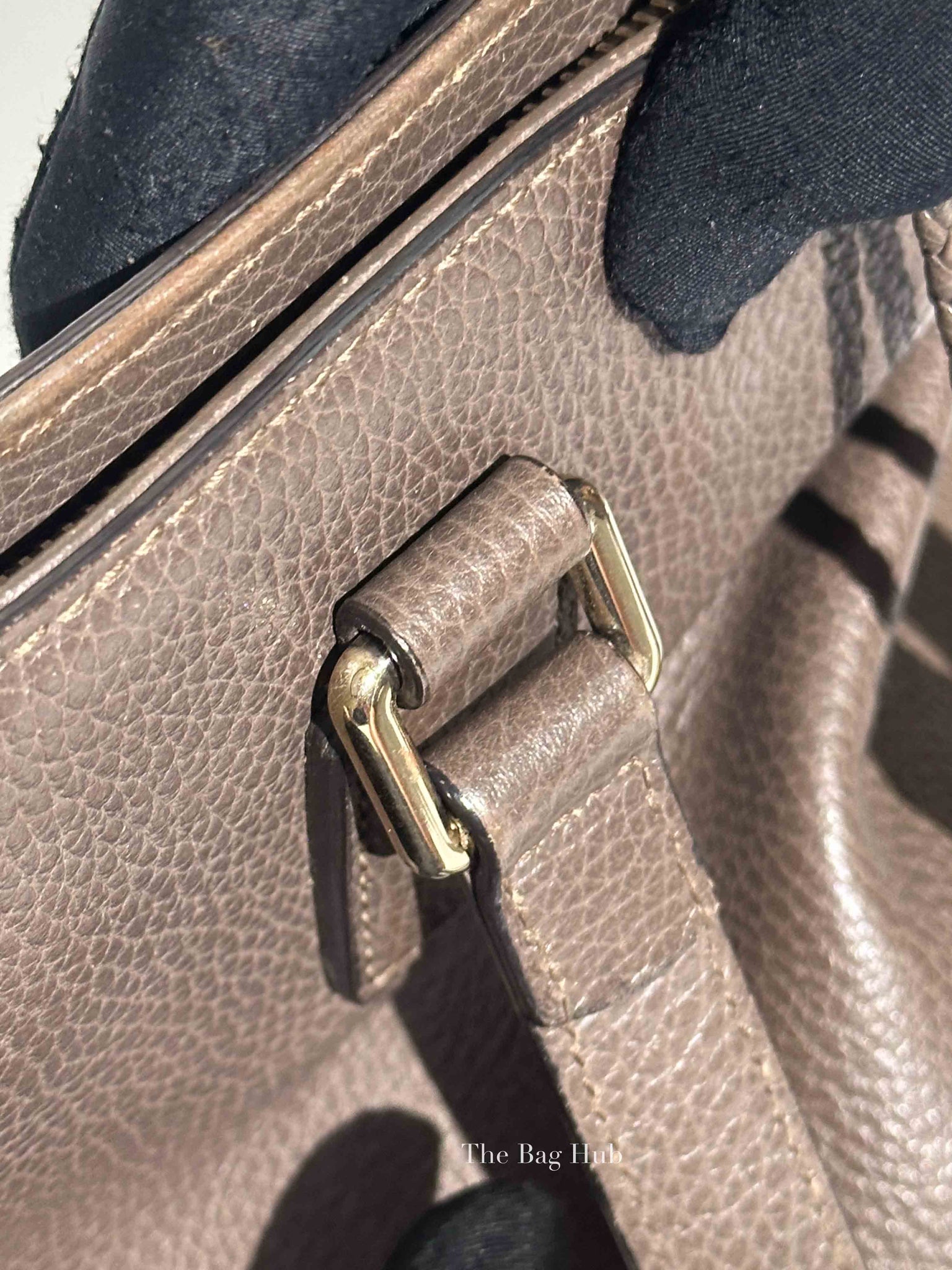 Gucci Brown Leather Bamboo Fringe Medium Tote Bag
