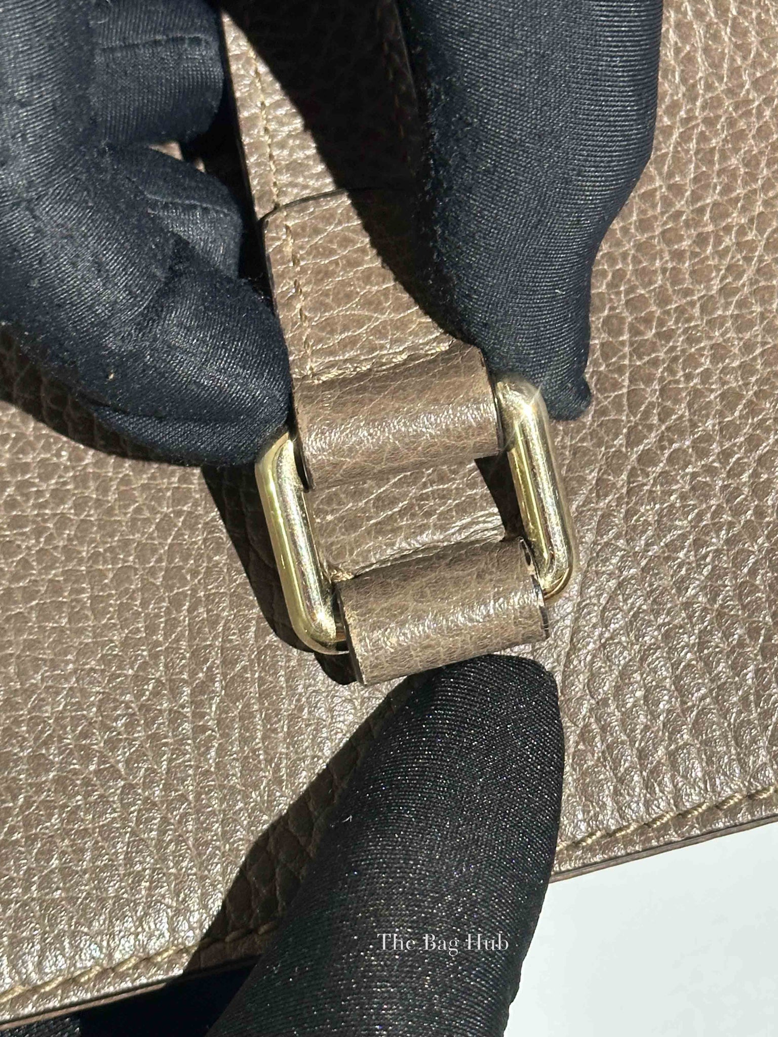 Gucci Brown Leather Bamboo Fringe Medium Tote Bag