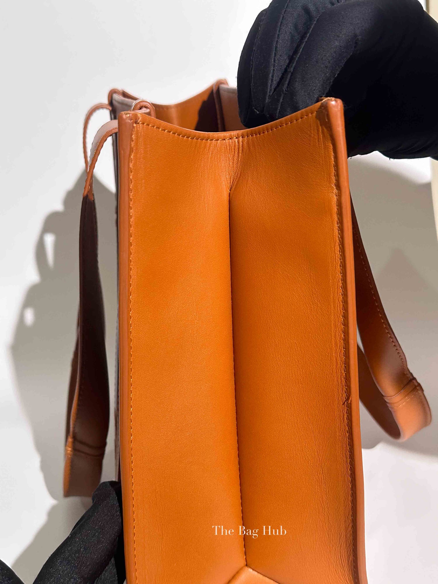 Chloe Caramel Leather Woody Medium Tote Bag