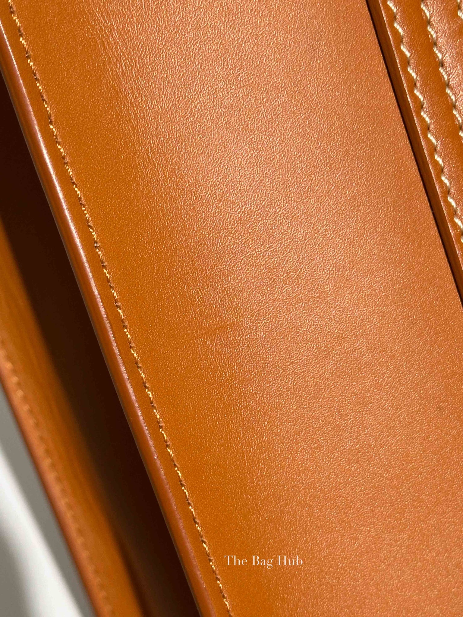 Chloe Caramel Leather Woody Medium Tote Bag
