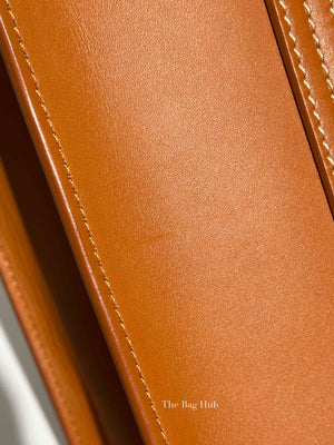 Chloe Caramel Leather Woody Medium Tote Bag