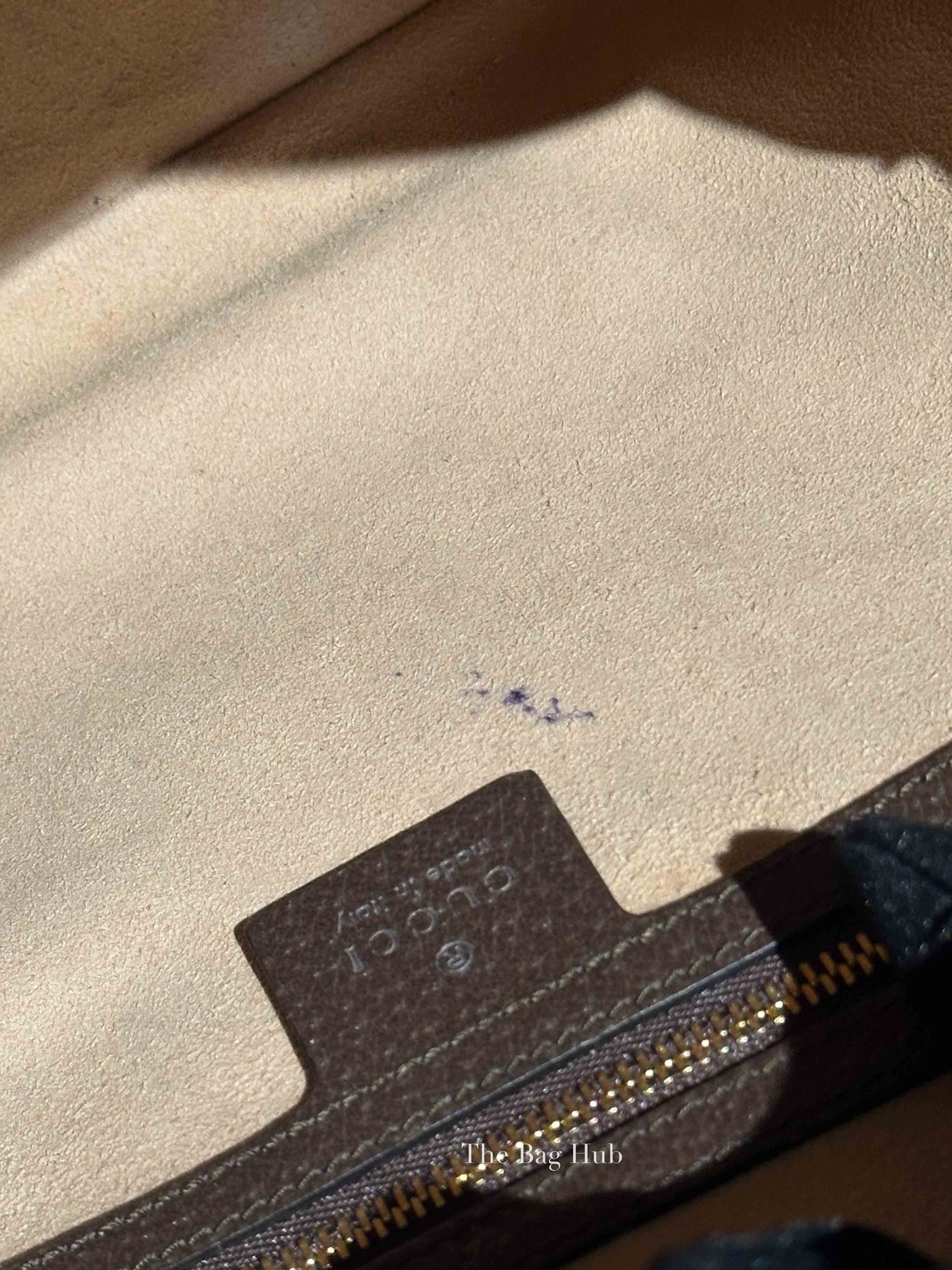 Gucci Brown GG Supreme Ophidia Top Handle Shoulder Bag