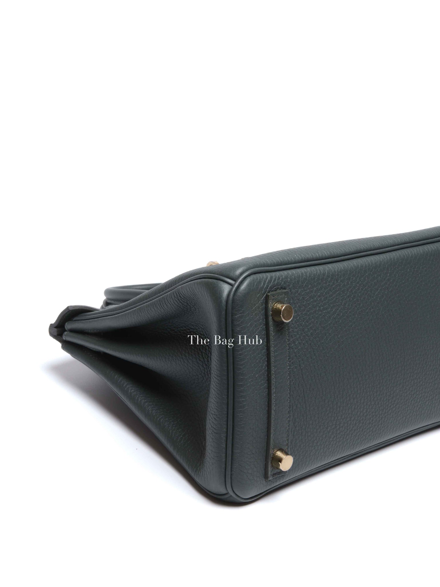 Hermes Vert Mangrove Togo Birkin 25 Bag GHW