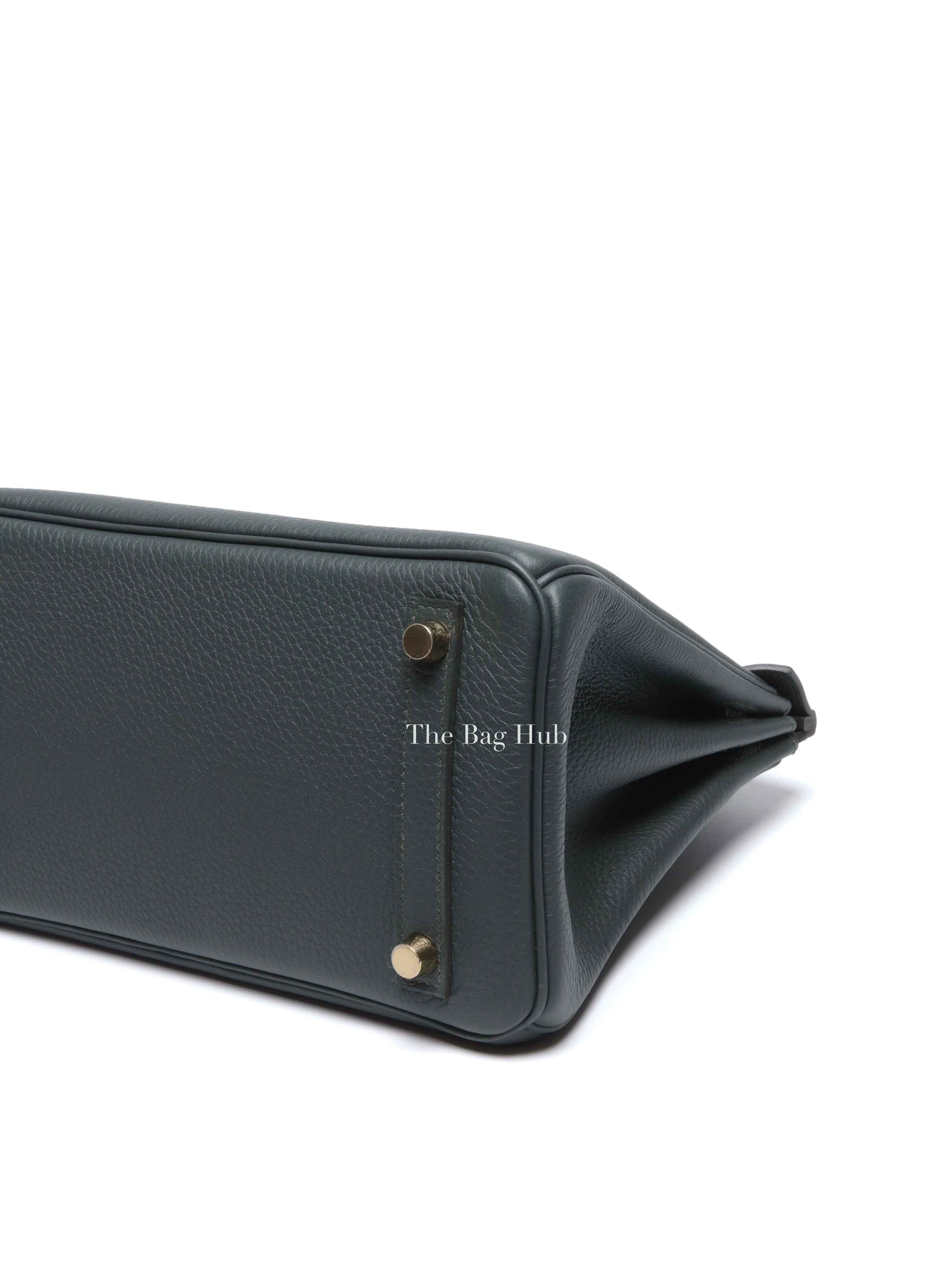Hermes Vert Mangrove Togo Birkin 25 Bag GHW
