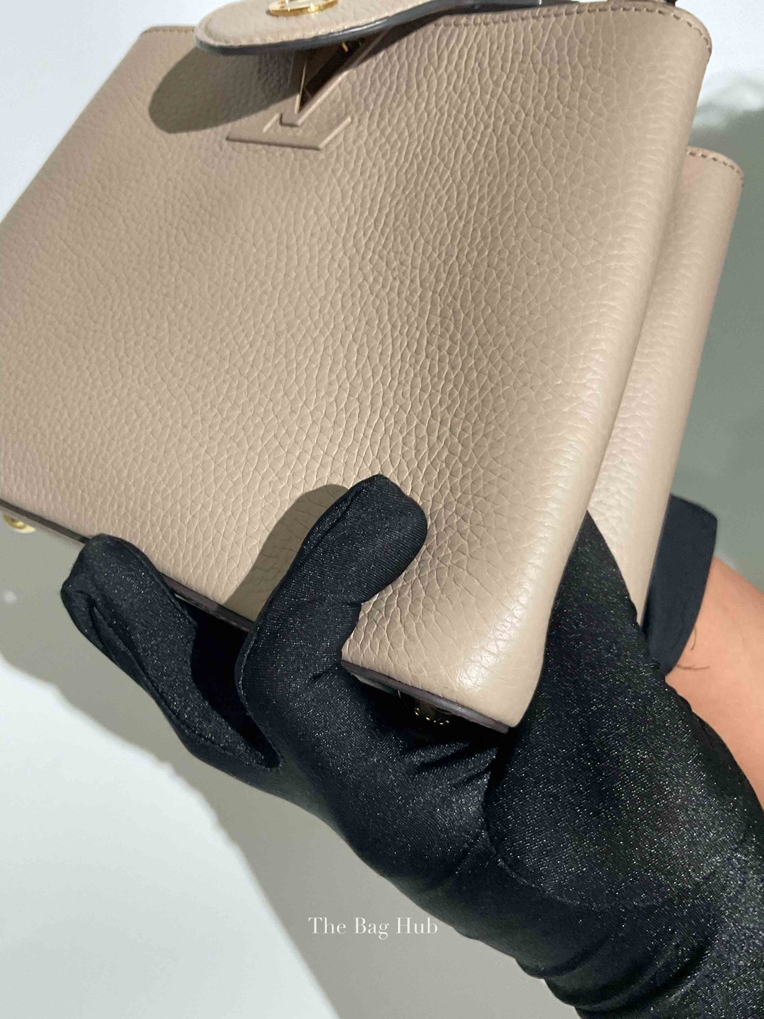 Louis Vuitton Galet Cuir Taurillon Leather Capucines BB Bag