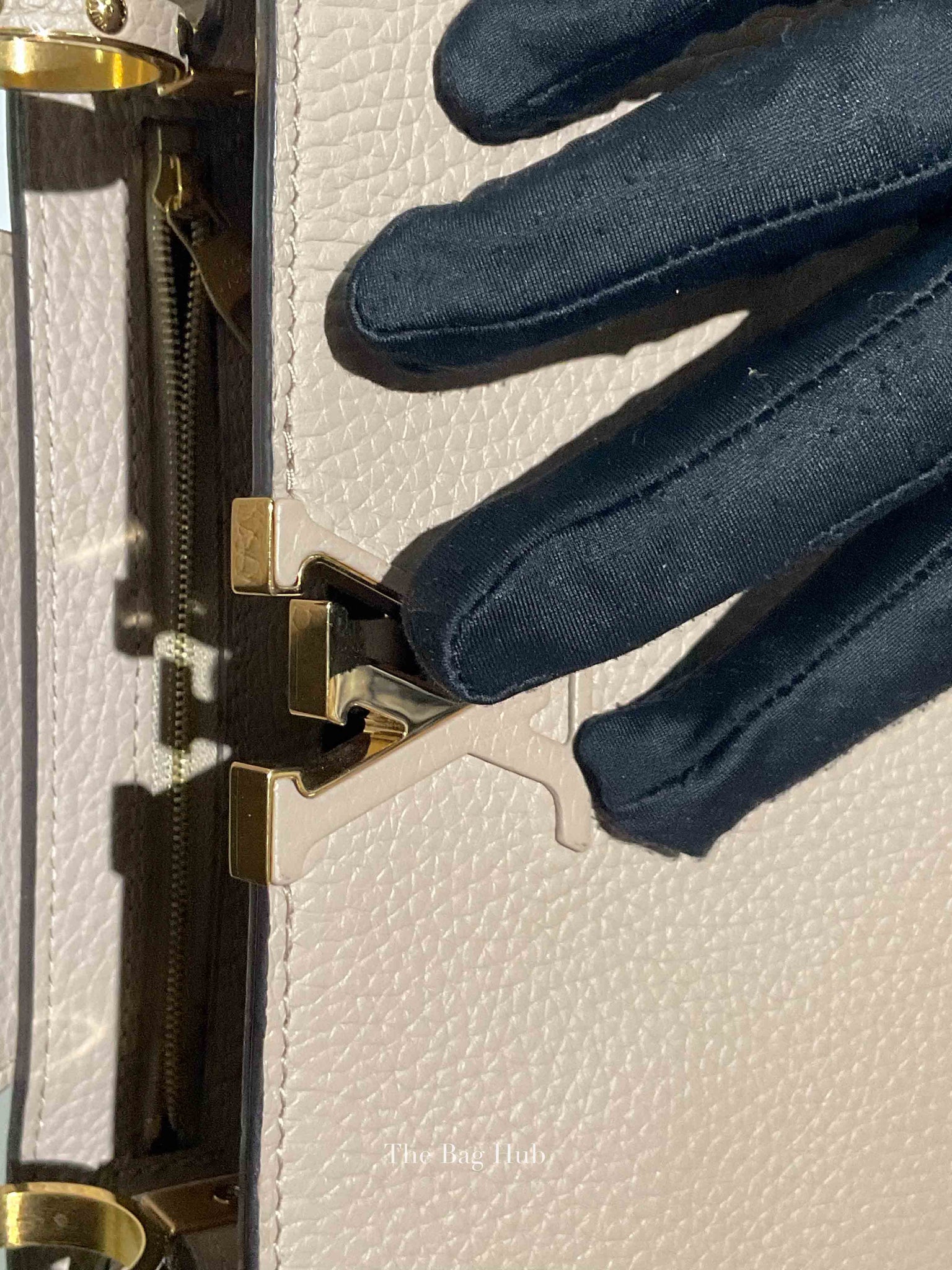Louis Vuitton Galet Cuir Taurillon Leather Capucines BB Bag