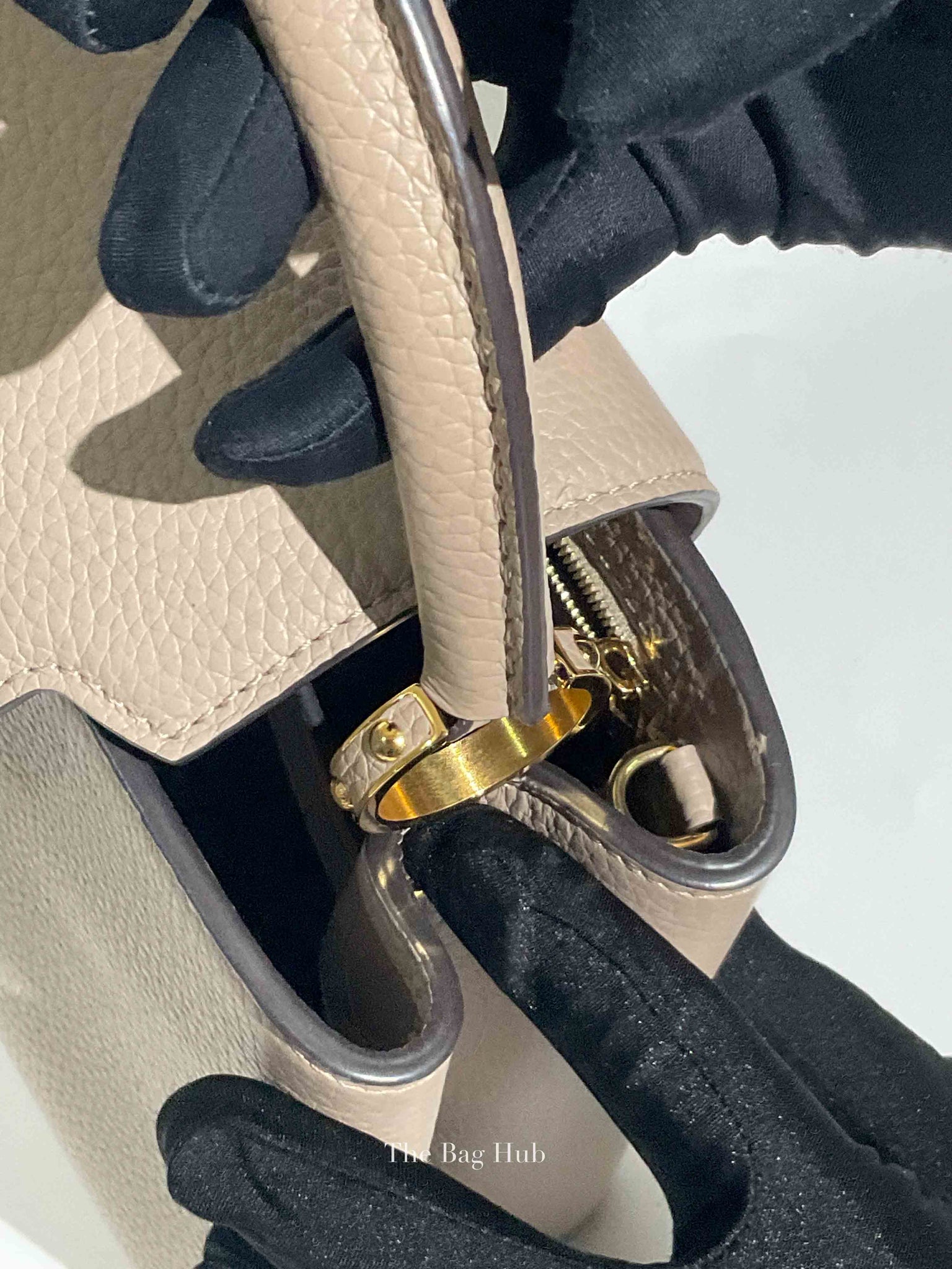 Louis Vuitton Galet Cuir Taurillon Leather Capucines BB Bag