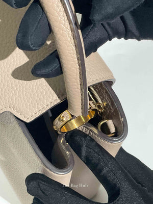 Louis Vuitton Galet Cuir Taurillon Leather Capucines BB Bag