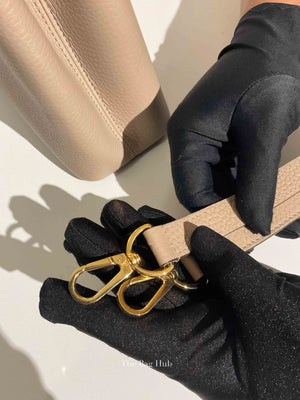 Louis Vuitton Galet Cuir Taurillon Leather Capucines BB Bag
