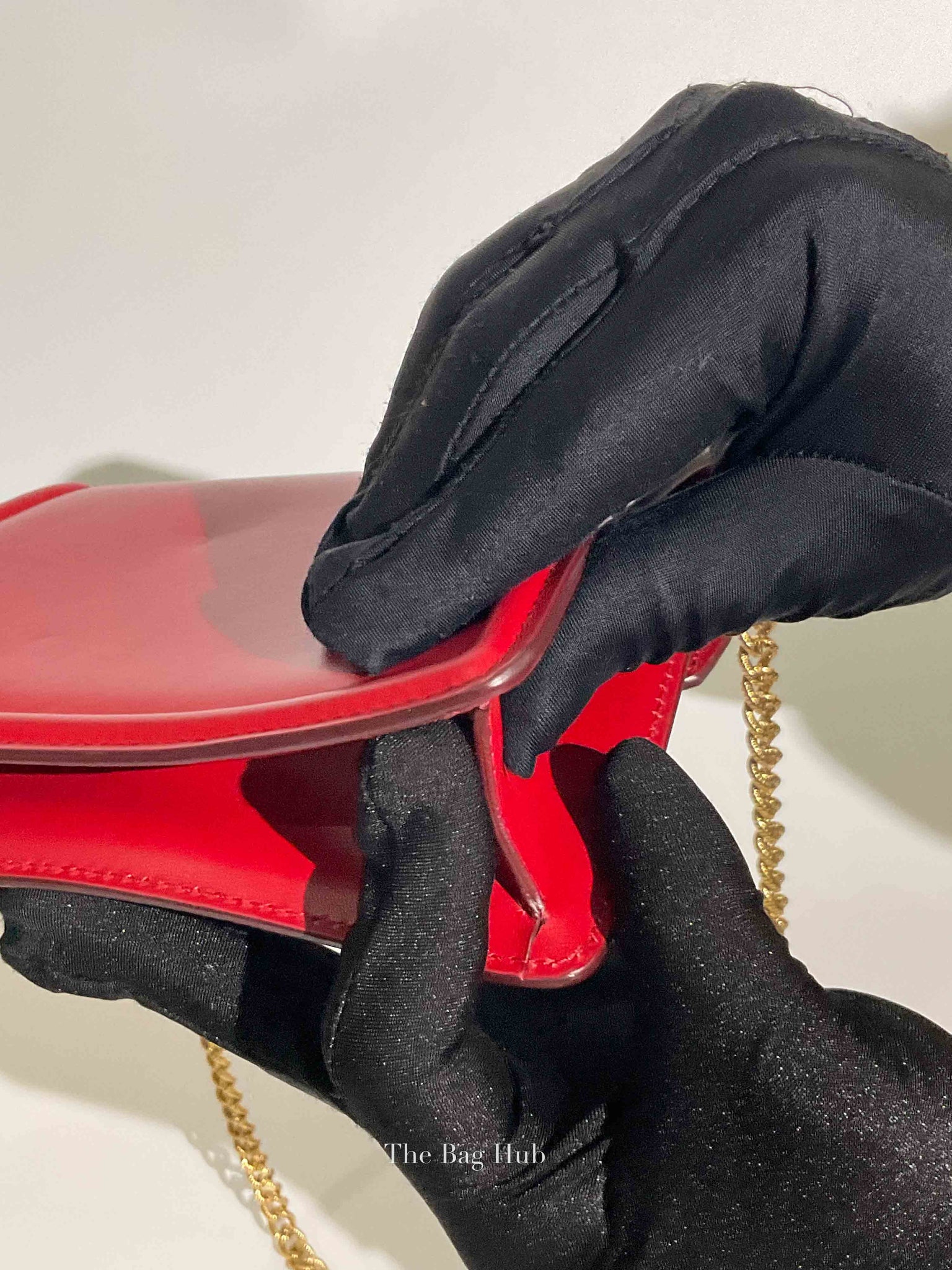 Dolce & Gabbana Red Smooth Calfskin Devotion Small Crossbody Bag