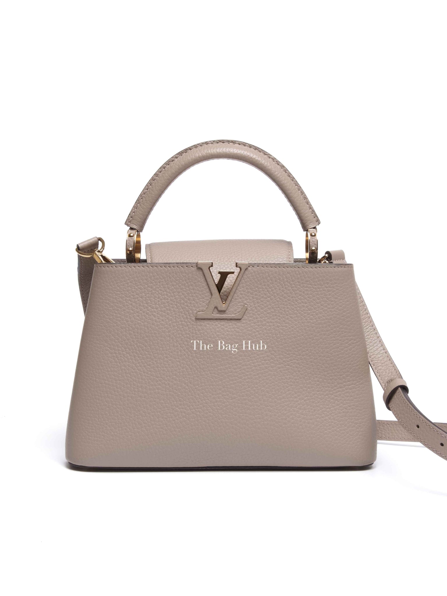 Louis Vuitton Galet Cuir Taurillon Leather Capucines BB Bag