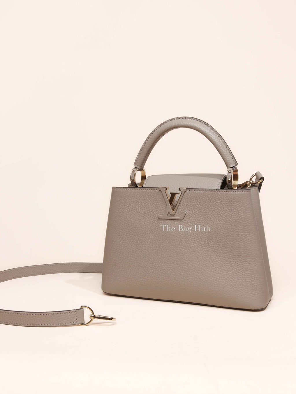 Louis Vuitton Galet Cuir Taurillon Leather Capucines BB Bag