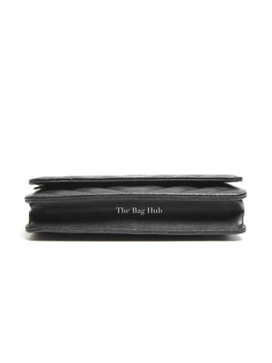 Chanel Black Chevron Caviar Classic WOC GHW