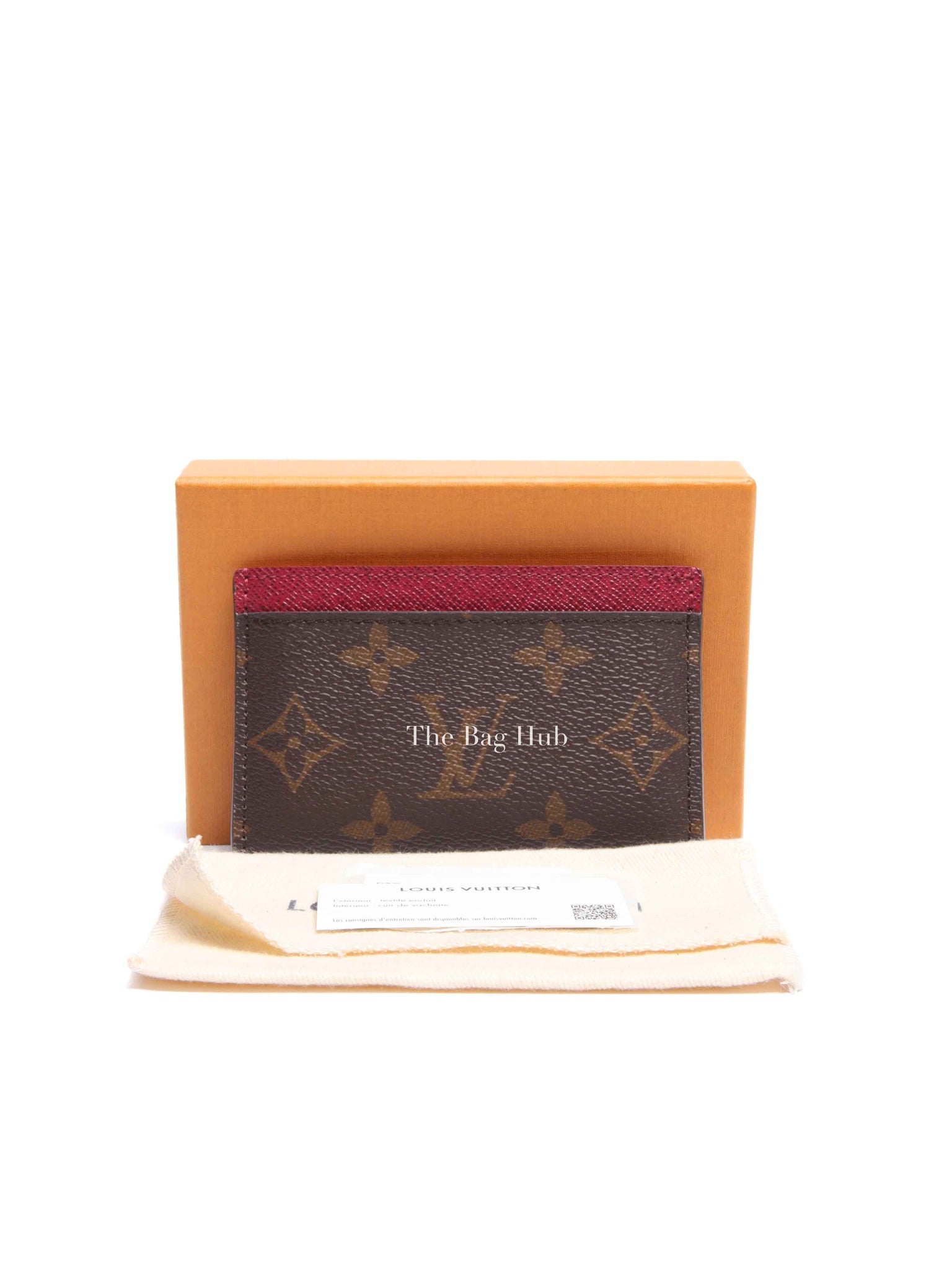 Louis Vuitton Fuschia Monogram Canvas Card Holder