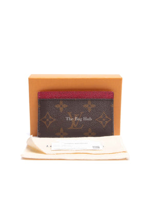 Louis Vuitton Fuschia Monogram Canvas Card Holder