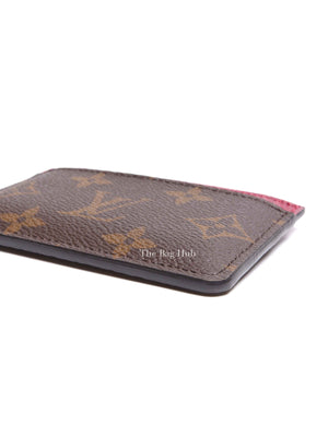 Louis Vuitton Fuschia Monogram Canvas Card Holder