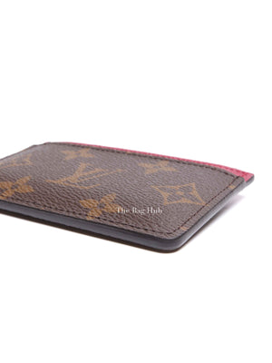 Louis Vuitton Fuschia Monogram Canvas Card Holder
