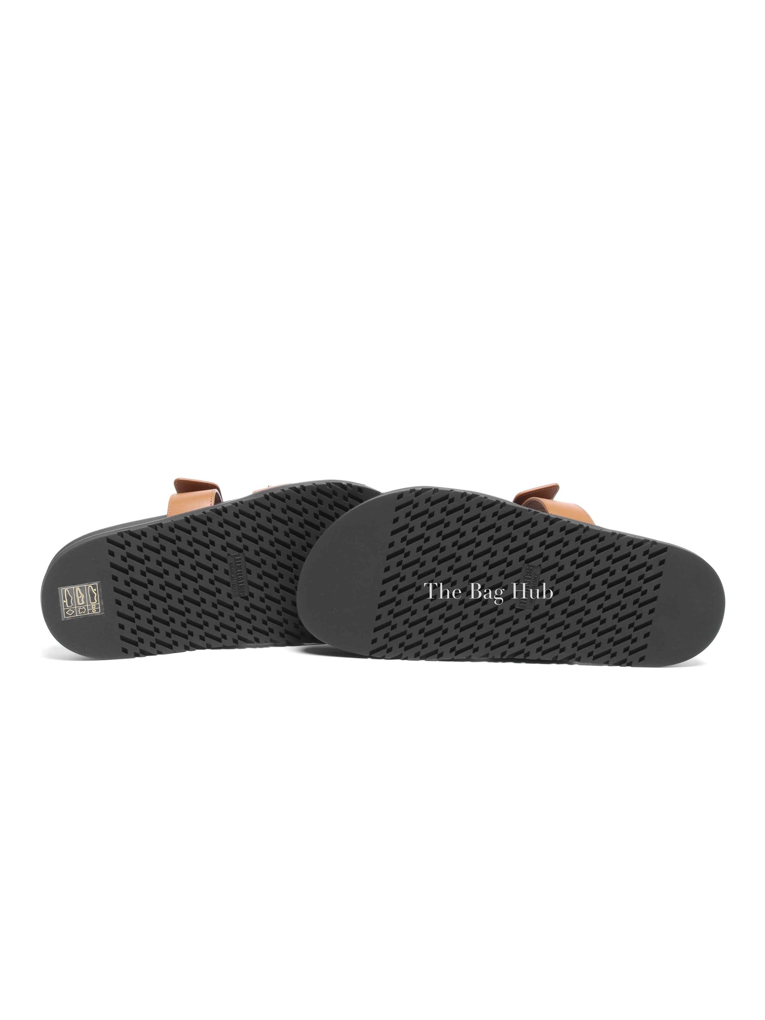Hermes Naturel Calfskin Chypre Sandals Size 38