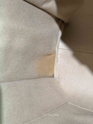 Chloe Brown Linen Canvas Medium Woody Tote Bag