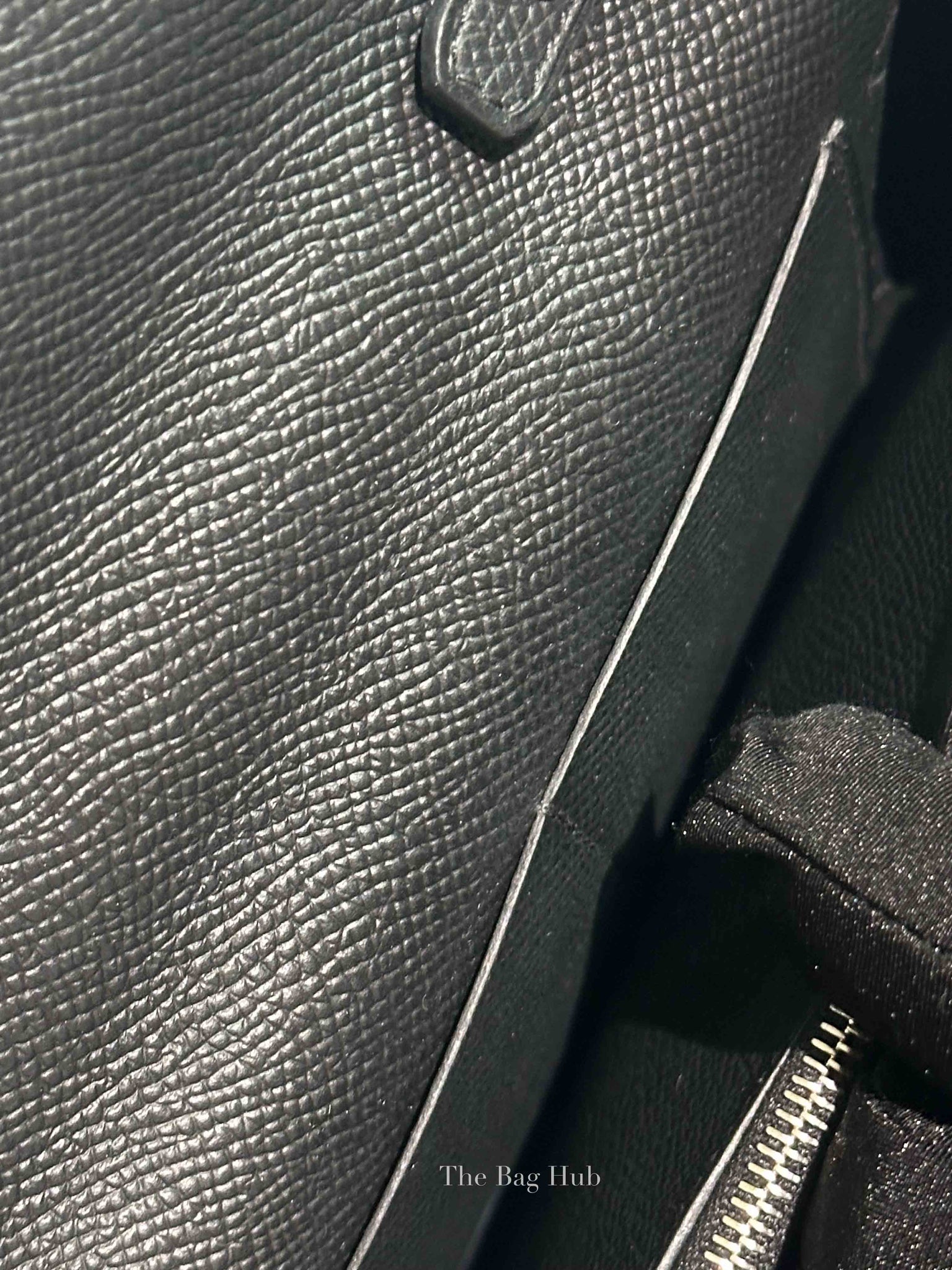 Hermes Black Epsom Kelly Wallet To Go PHW