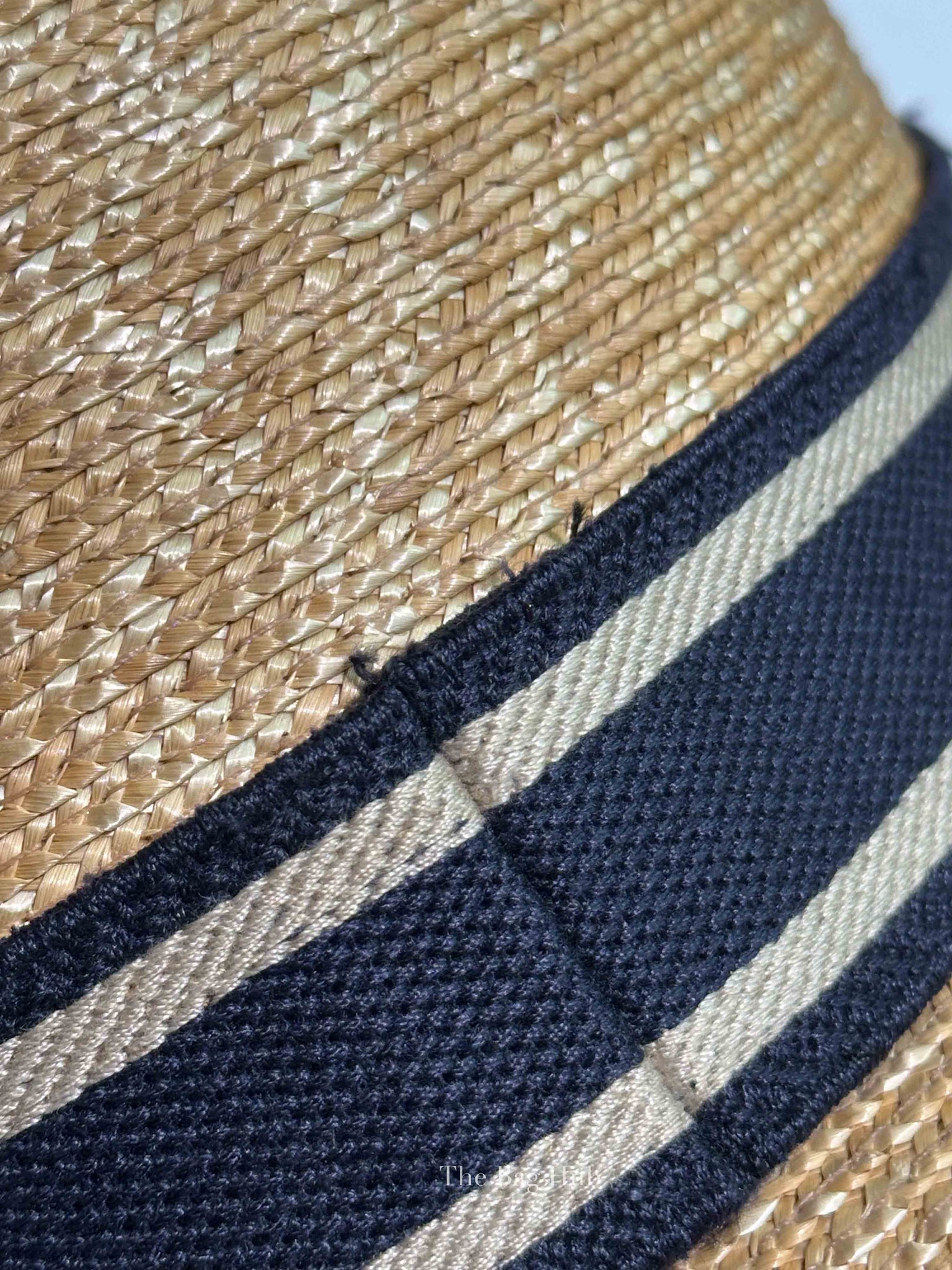 Dior Natural Straw Bucket Hat Size 59