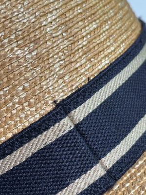 Dior Natural Straw Bucket Hat Size 59