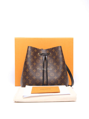 Louis Vuitton Black Canvas Monogram NeoNoe Bag