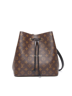 Louis Vuitton Black Canvas Monogram NeoNoe Bag