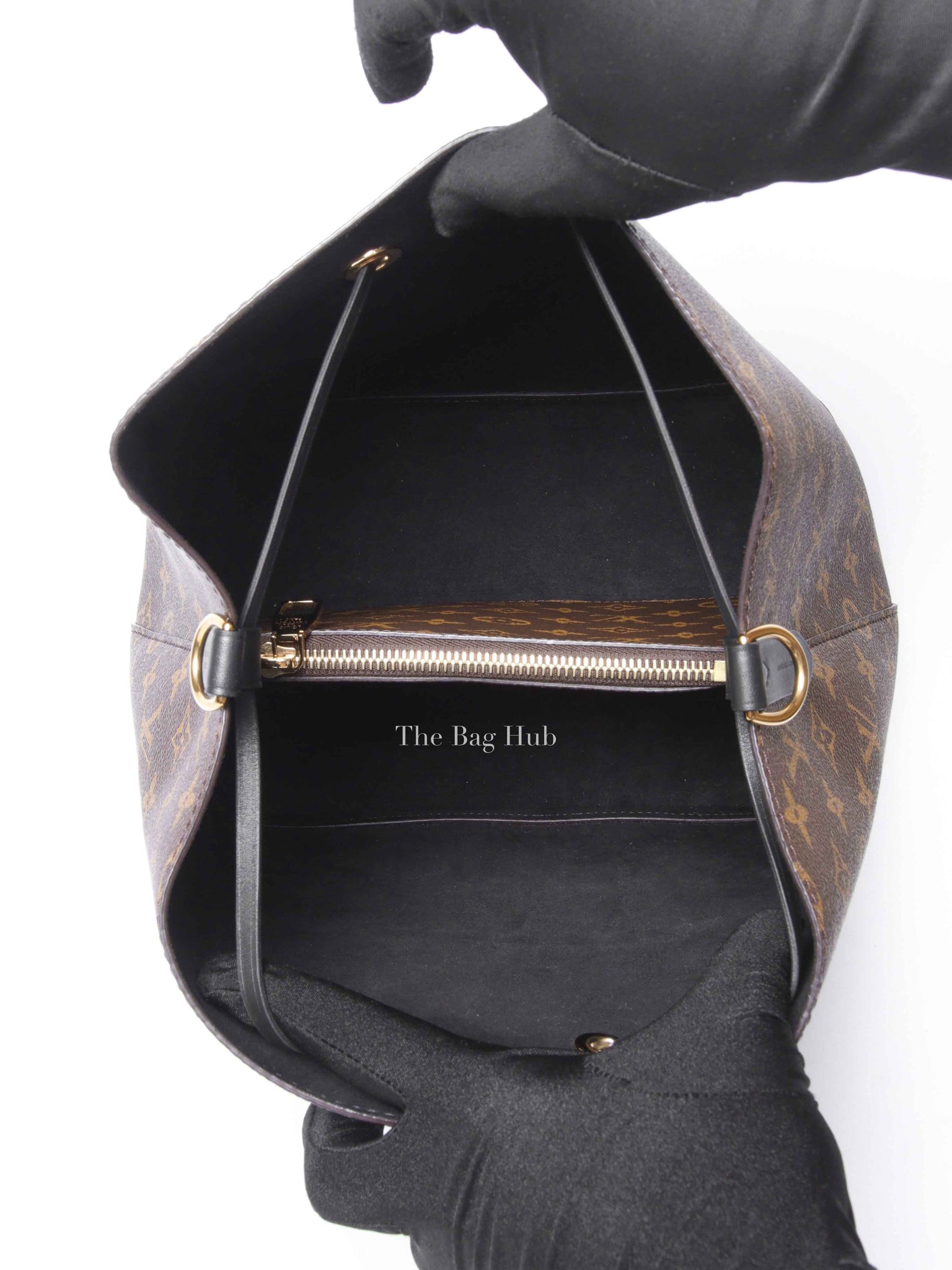 Louis Vuitton Black Canvas Monogram NeoNoe Bag
