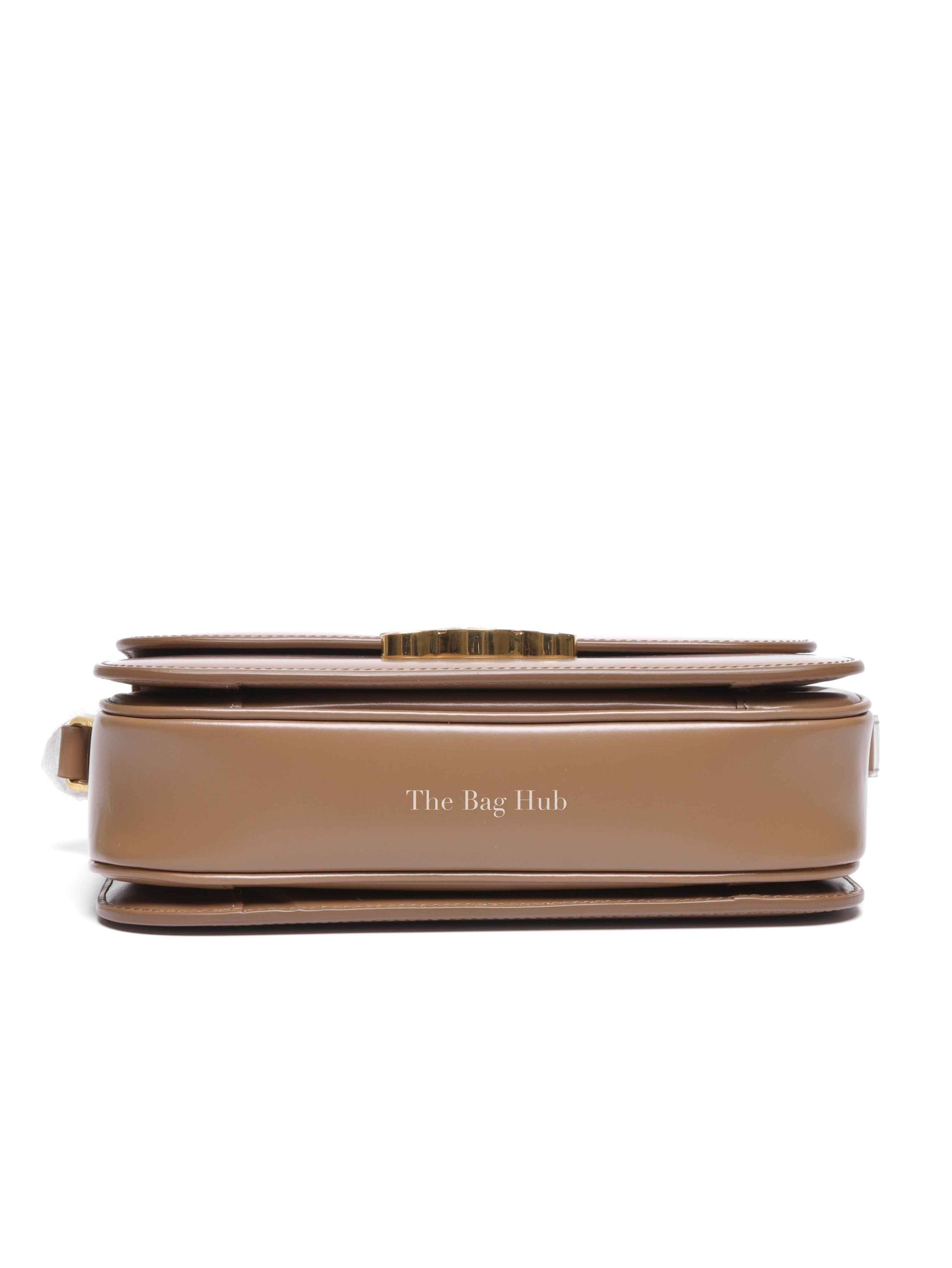 Celine Bronze Leather Classic Triomphe Shoulder Bag