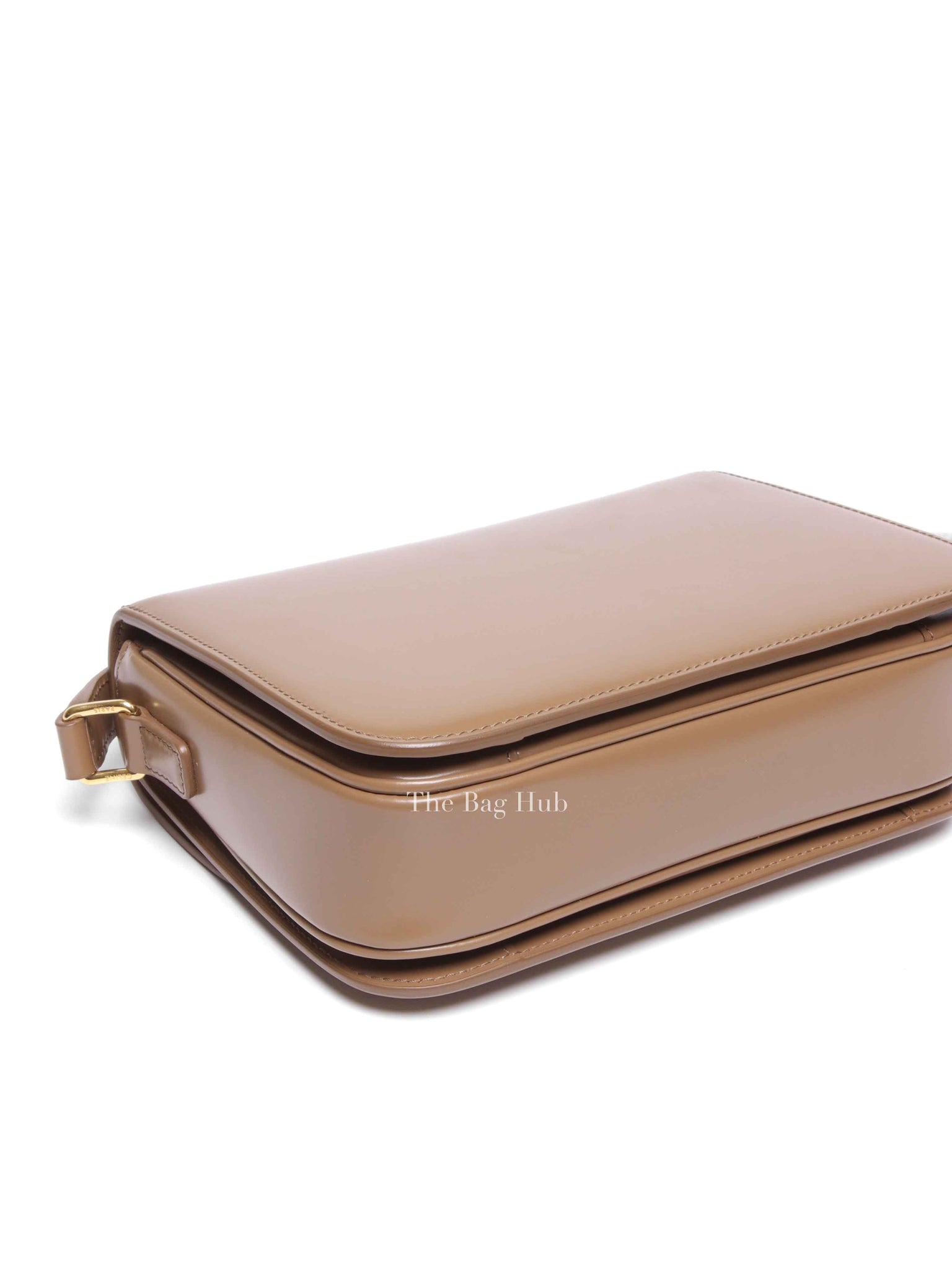 Celine Bronze Leather Classic Triomphe Shoulder Bag