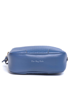 Gucci Blue Soft Microguccissima Mini Bree Camera Bag