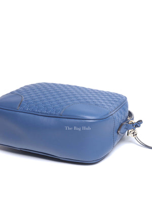 Gucci Blue Soft Microguccissima Mini Bree Camera Bag