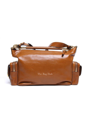 Chloe Clay Brown Buffalo Leather Double Carry Medium Bag