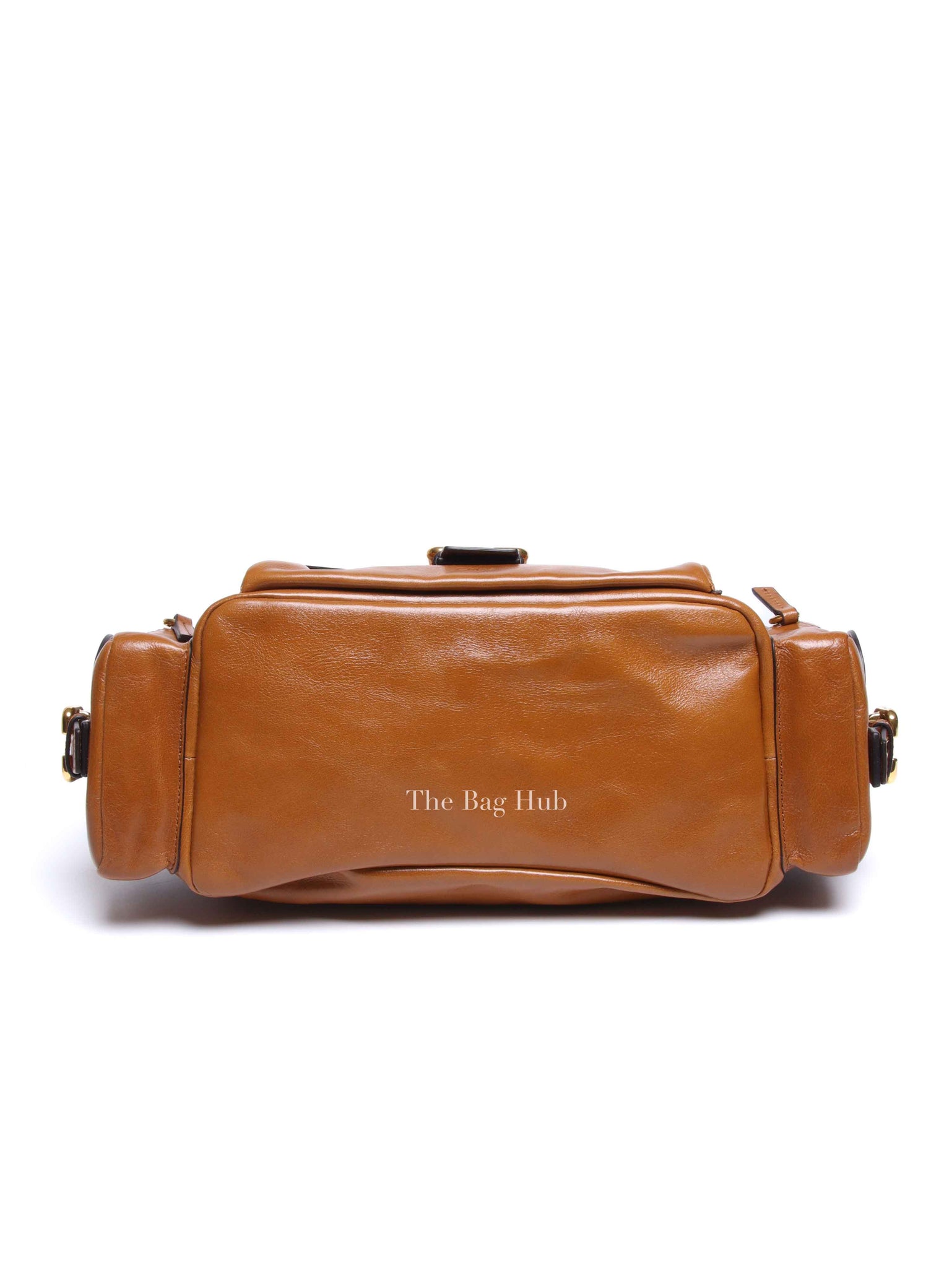 Chloe Clay Brown Buffalo Leather Double Carry Medium Bag