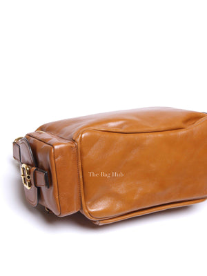 Chloe Clay Brown Buffalo Leather Double Carry Medium Bag