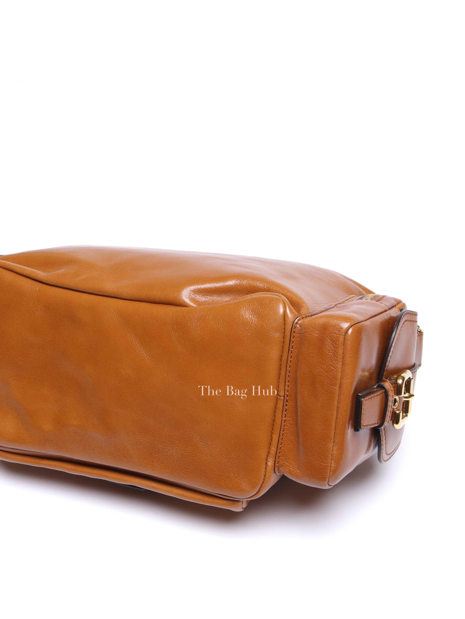 Chloe Clay Brown Buffalo Leather Double Carry Medium Bag
