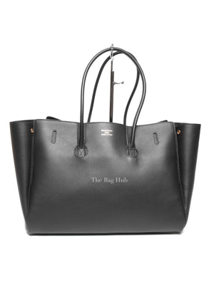 Balenciaga Black Leather Women's Bel Air Carry All Medium Bag