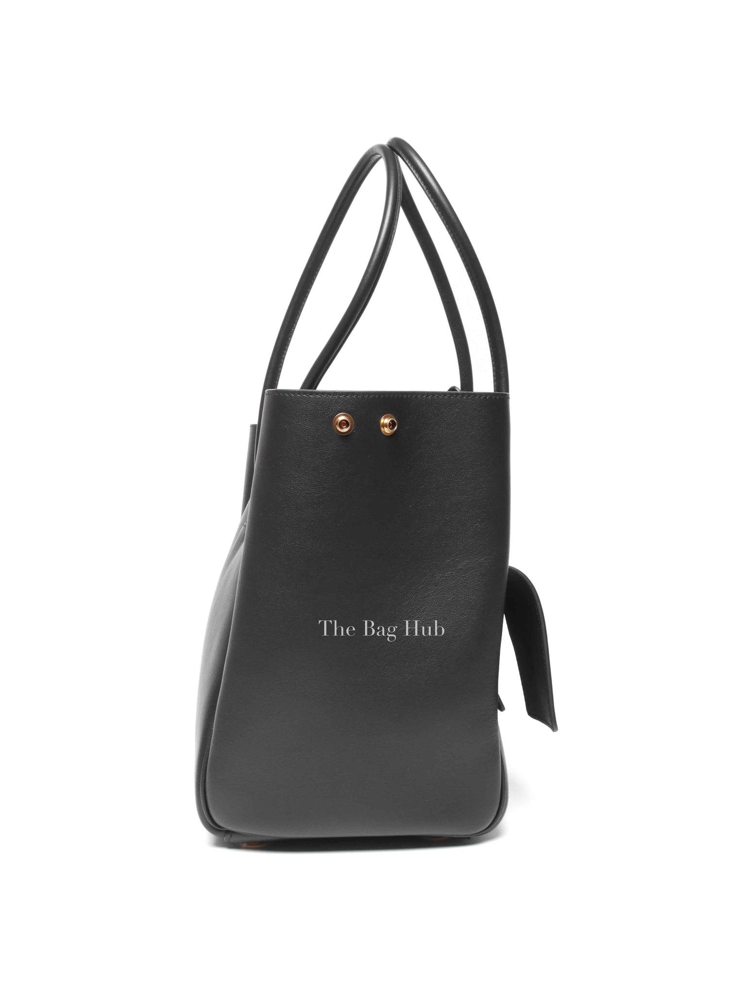 Balenciaga Black Leather Women's Bel Air Carry All Medium Bag