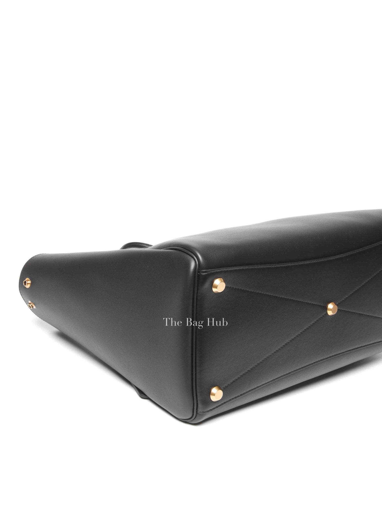 Balenciaga Black Leather Women's Bel Air Carry All Medium Bag