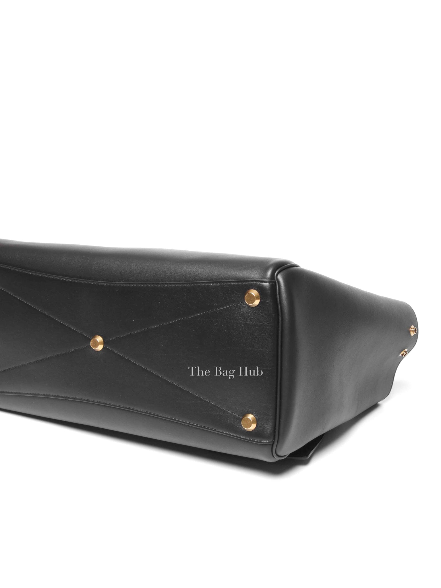 Balenciaga Black Leather Women's Bel Air Carry All Medium Bag