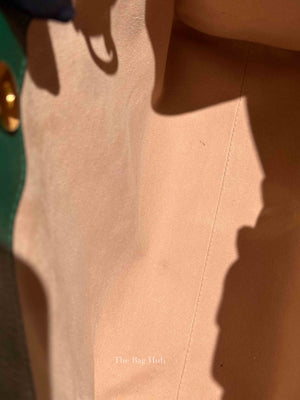 Gucci Green Leather Diana Bamboo Small Tote Bag