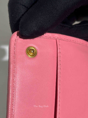 Miu Miu Geranio Leather Matelasse Long Walllet