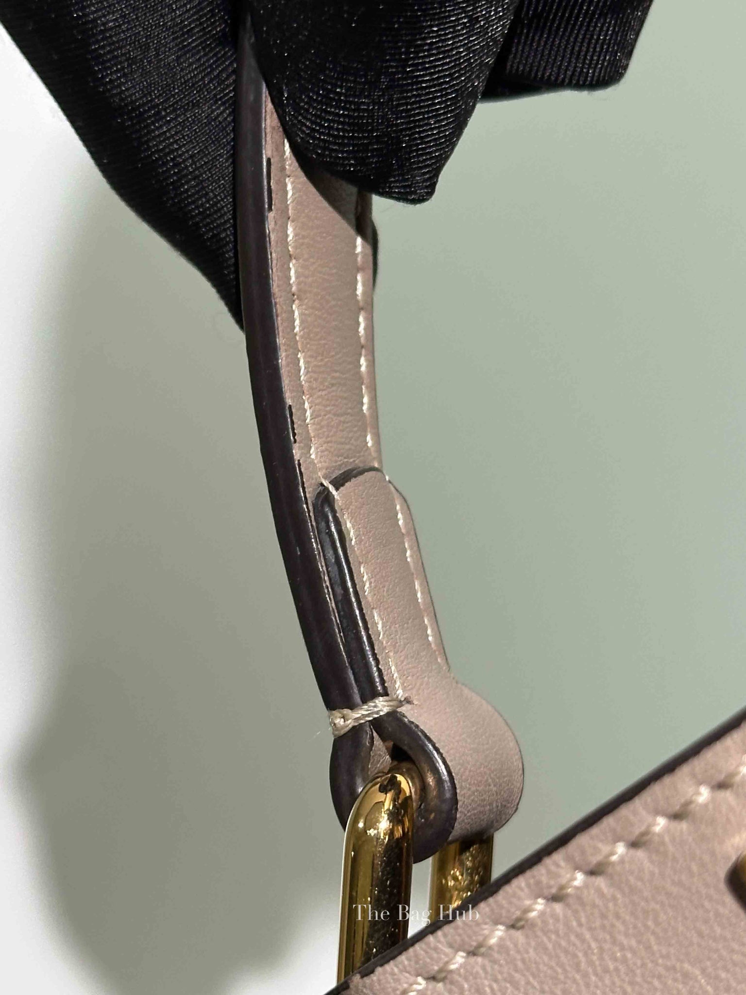 Fendi Dove Gray Bi-Color Calfskin Plexiglass Small Peekaboo I SEE U Satchel Small Bag