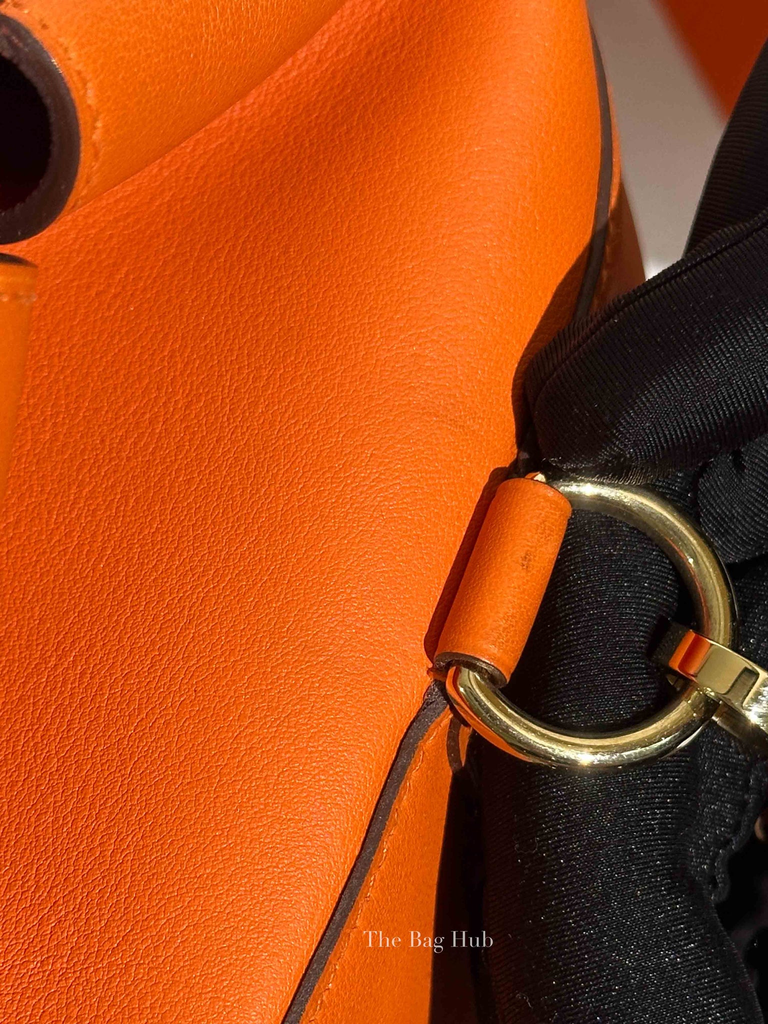 Hermes Orange Swift Leather Toolbox 26 Bag PHW