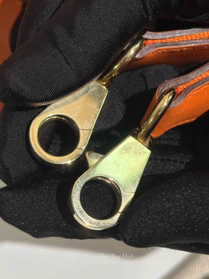 Hermes Orange Swift Leather Toolbox 26 Bag PHW